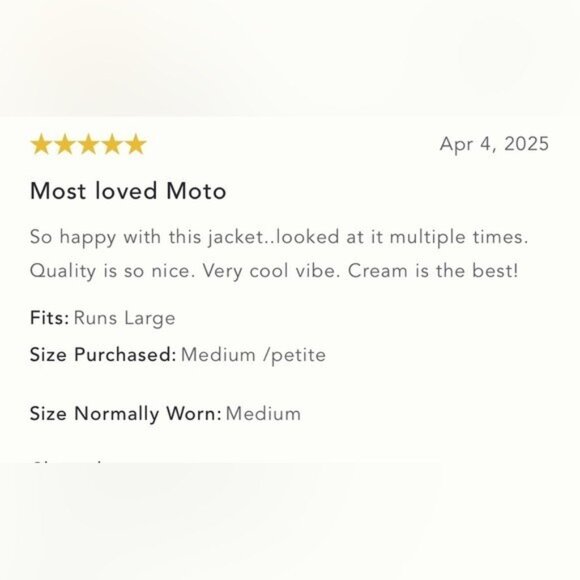 NWT Size 2X - Anthropologie Oversized Faux-Leather Moto Jacket (NWT US$ 168) - Picture 10 of 16